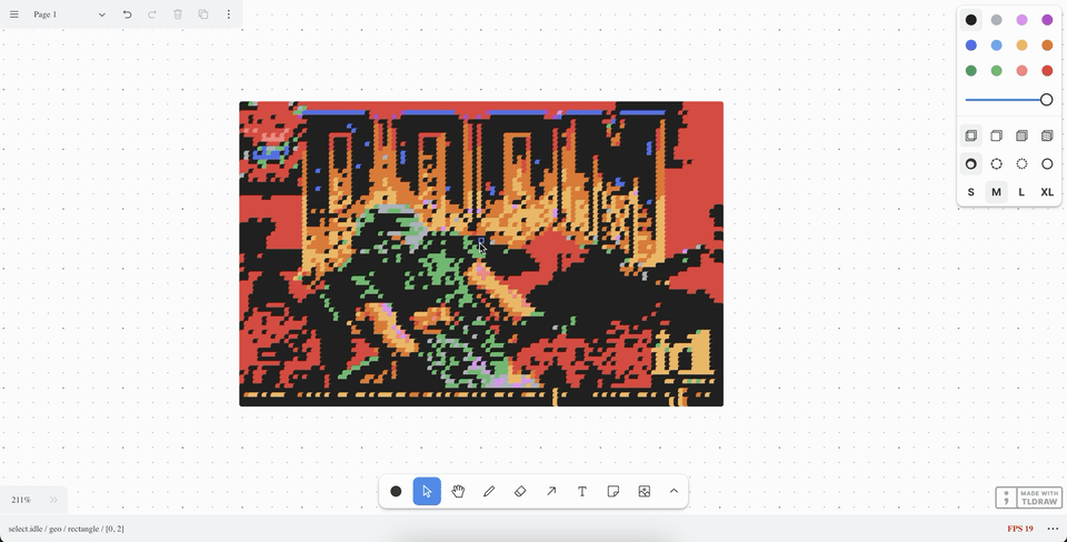 Tldraw - Can It Run Doom (Shapes)?
